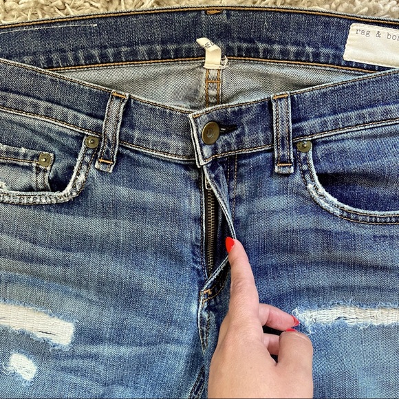 Rag & Bone The Dre Jeans in Brunswick - Picture 6 of 8